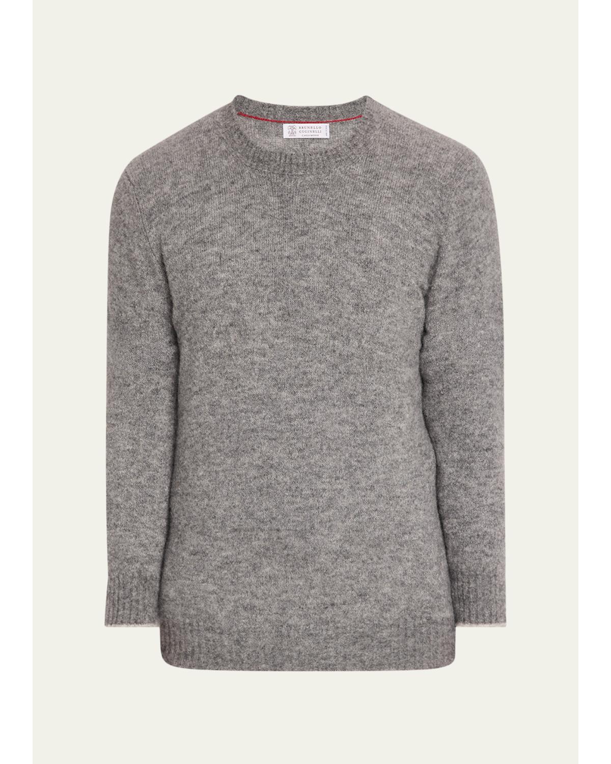 Men'S Alpaca-Blend Crewneck Sweater