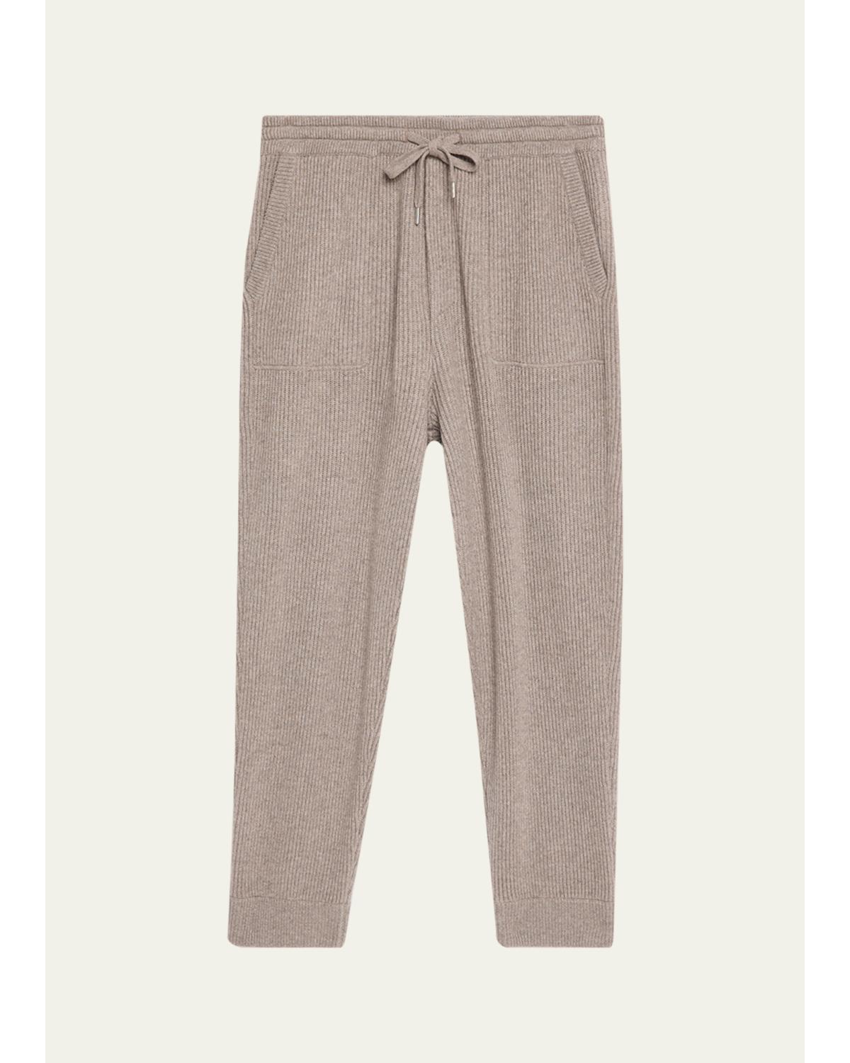 Men'S Cashmere Rib Drawstring