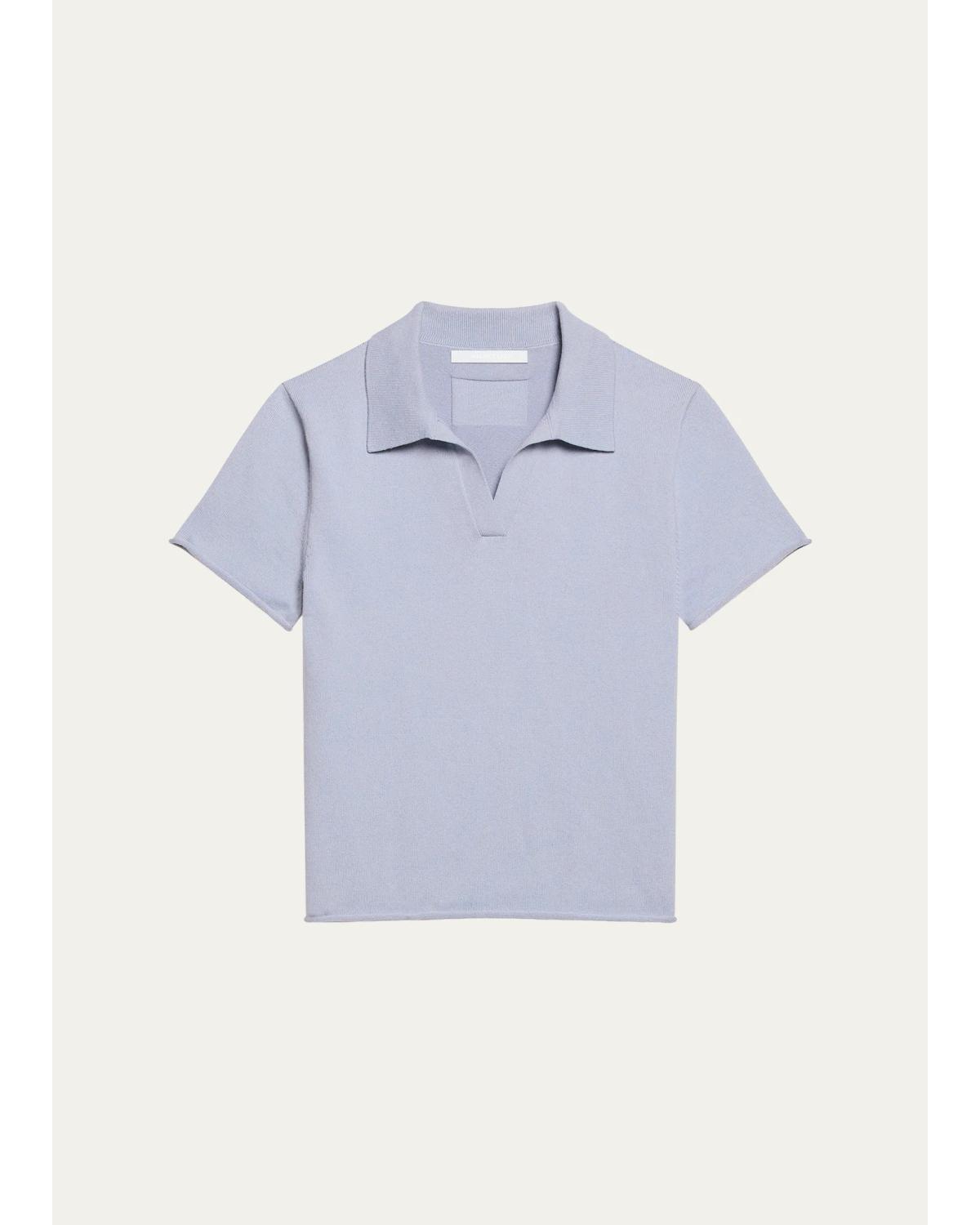 Short-Sleeve Shrunken Polo