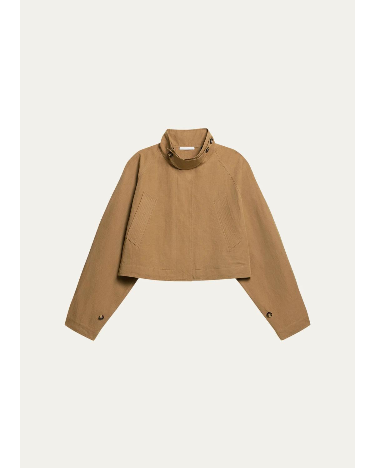 Cropped Trench Jacket