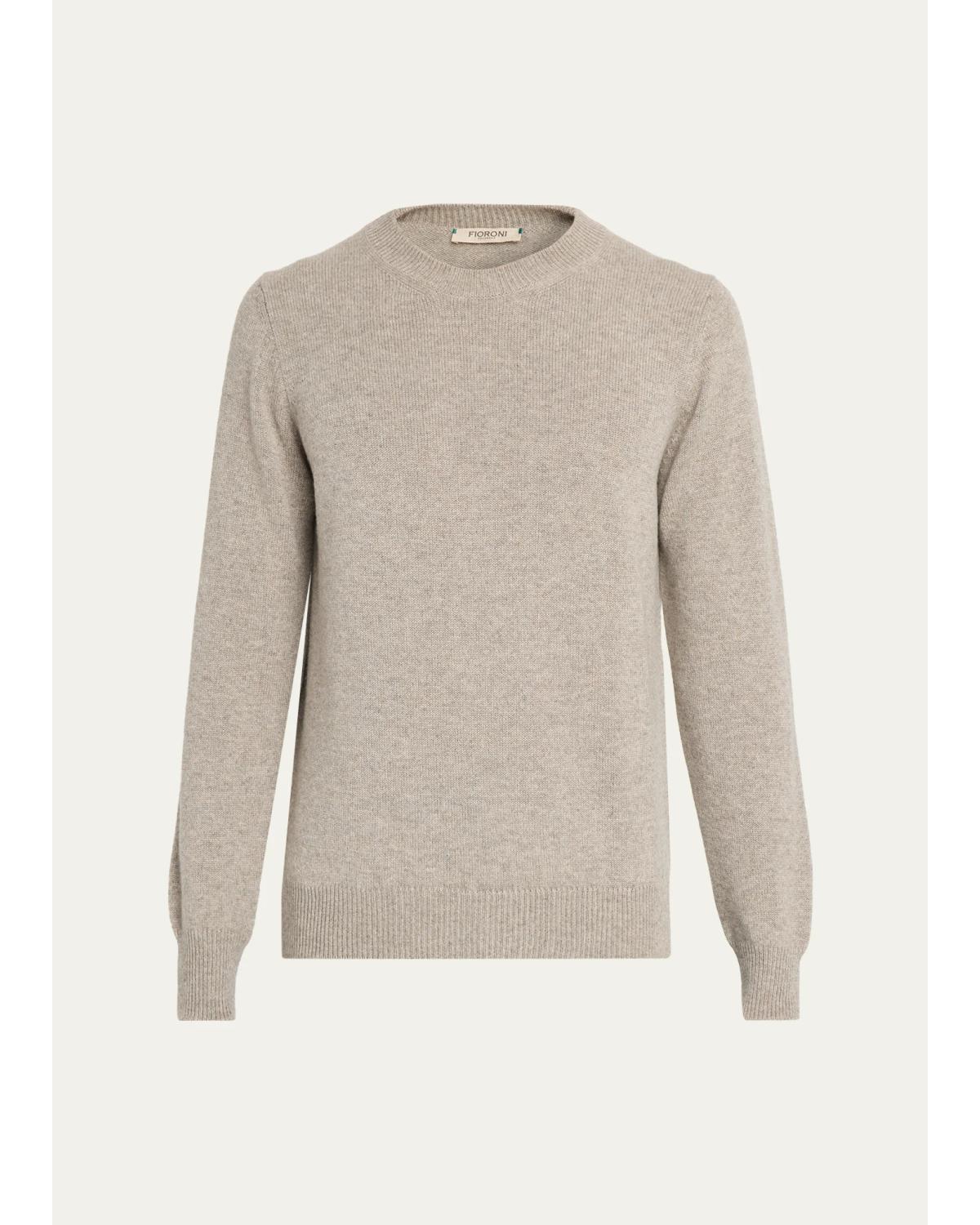 Men'S 3-Ply Cashmere Crewneck Sweater