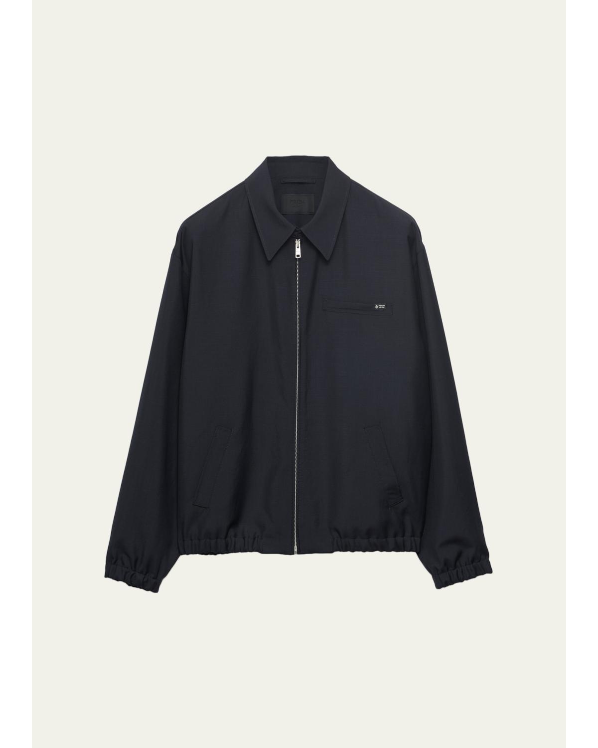 Men'S Wool And Mohair Blouson