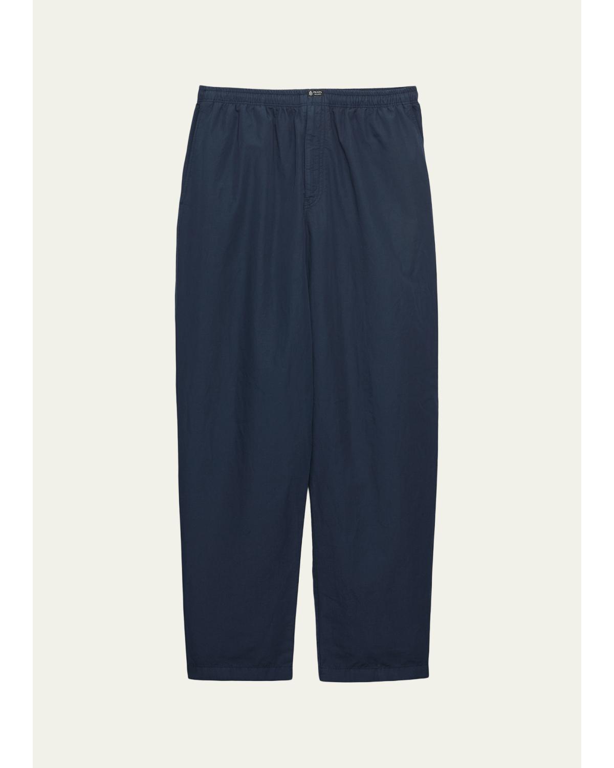 Men'S Cotton And Linen Relaxed Pull-On Pants