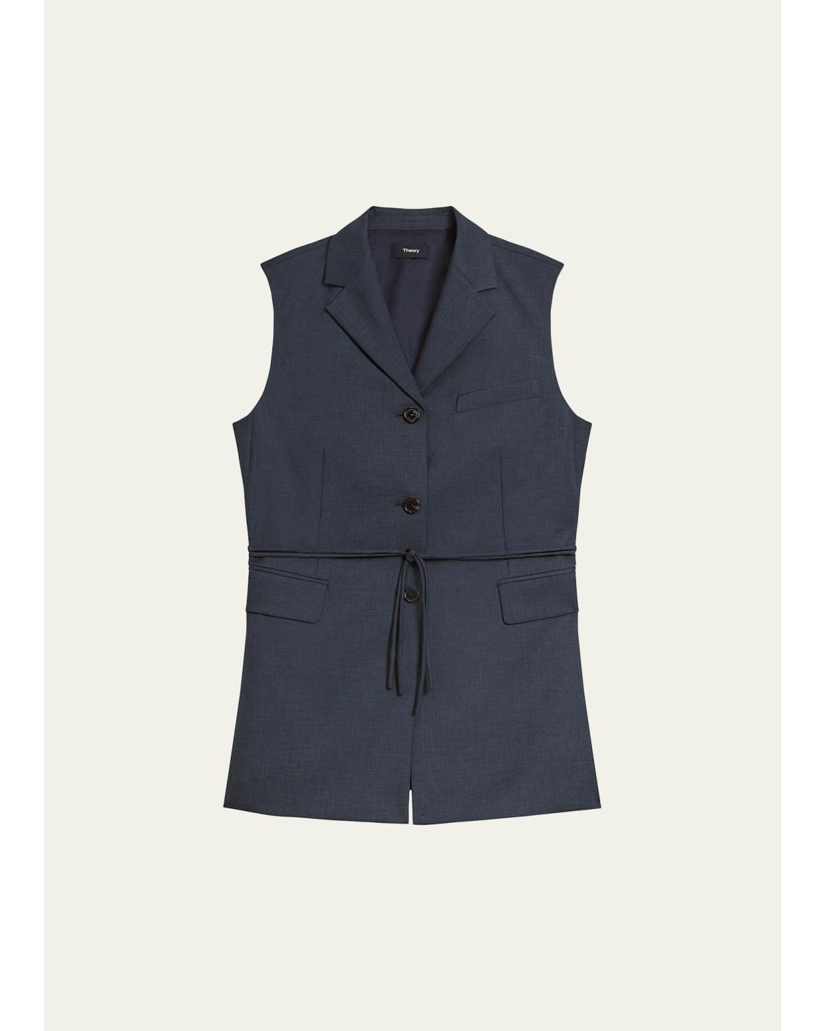 Three-Button Slash Vest
