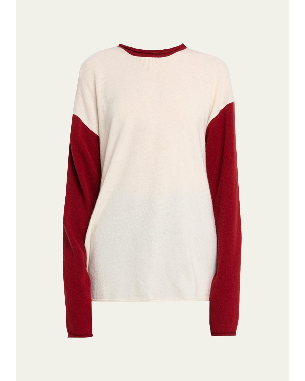 Baseball Oversized Cashmere Sweater