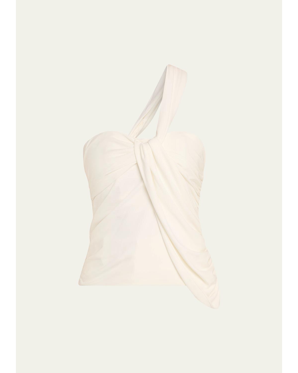 Nathreen Draped One-Shoulder Top