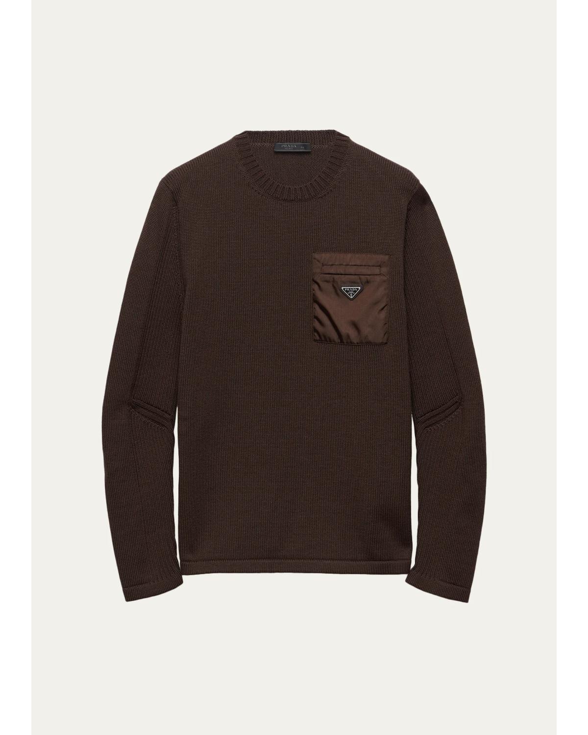 Men'S Cotton-Blend Sweater