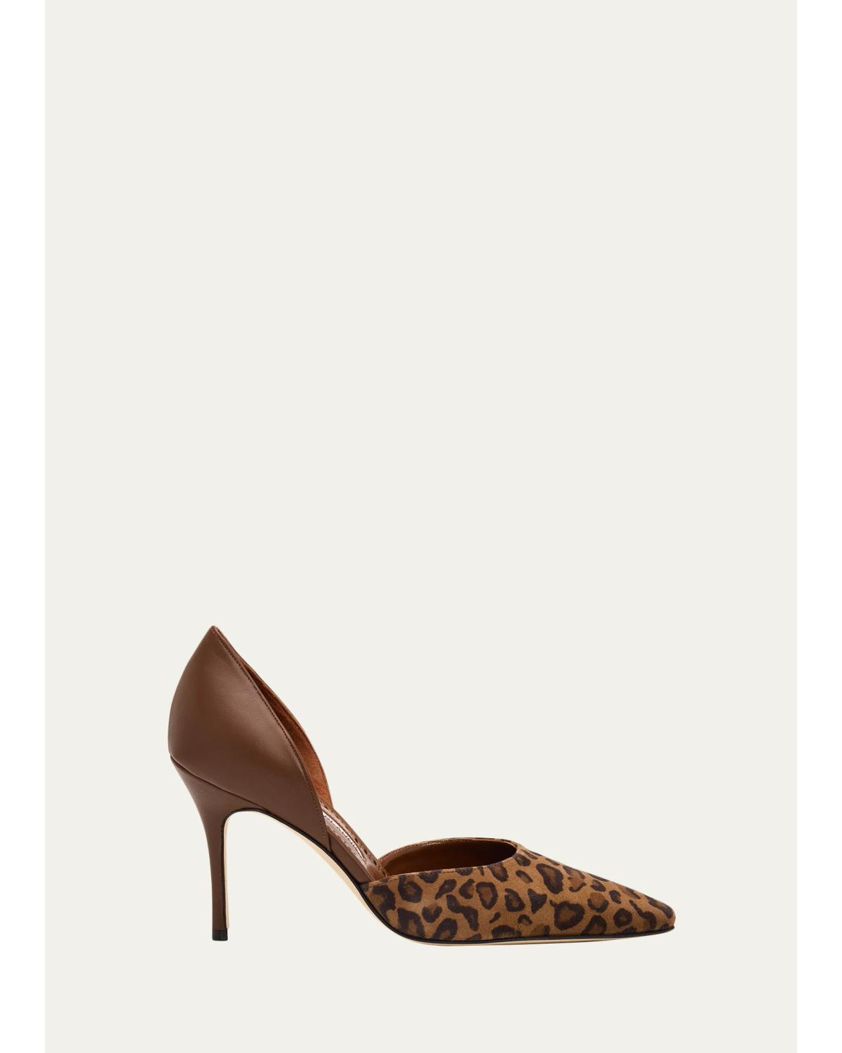 90Mm Taylerbinu Leopard Mixed Pumps
