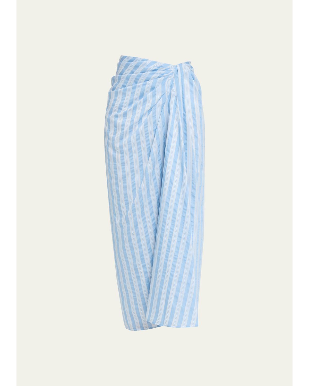 Liorra Draped Midi Skirt