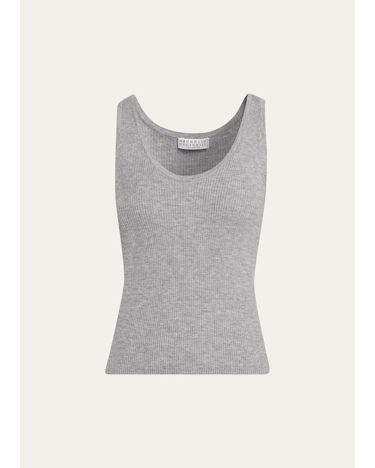 Sparkle Rib Knit Tank Top