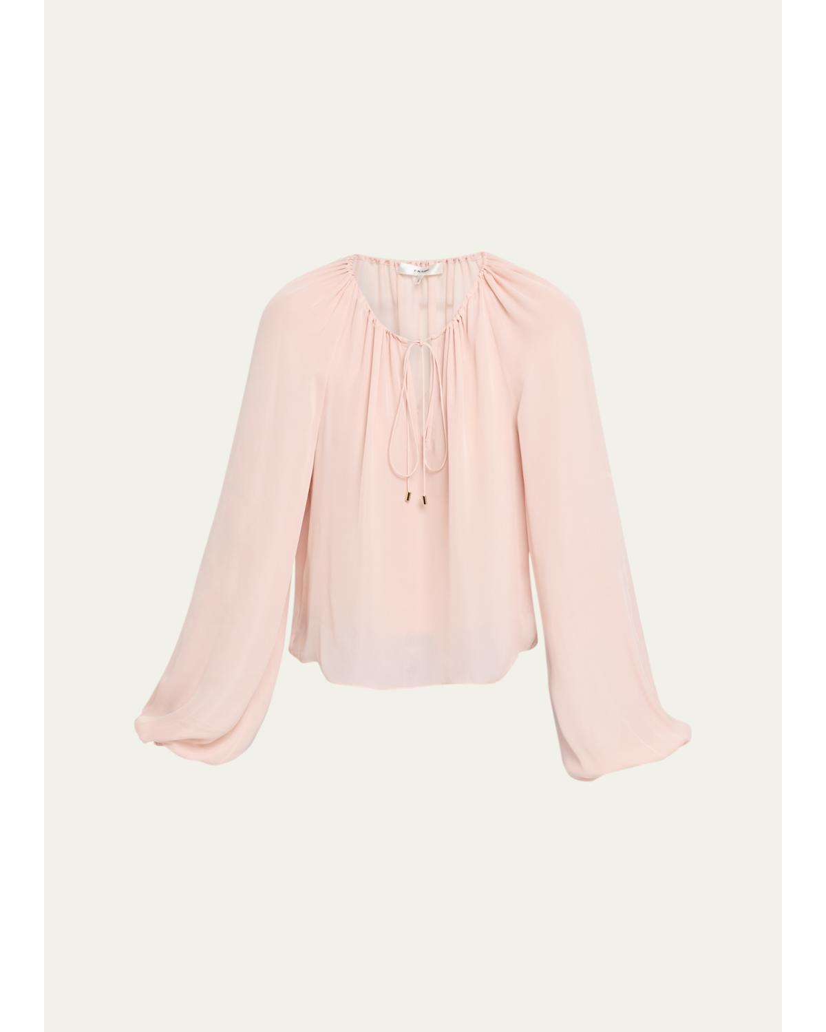 The Silk Balloon Blouse