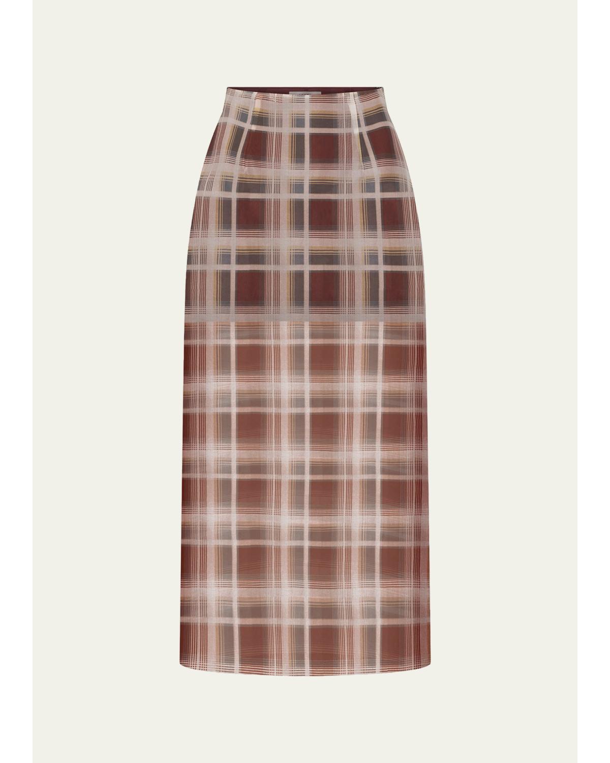 The Plaid Organza Skirt