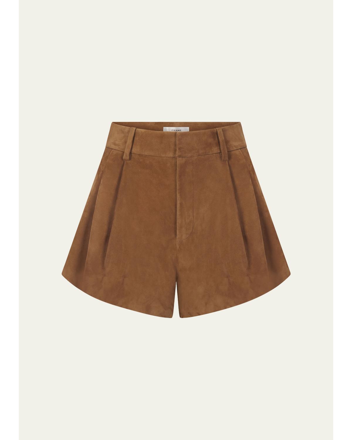 The Suede Utility Shorts