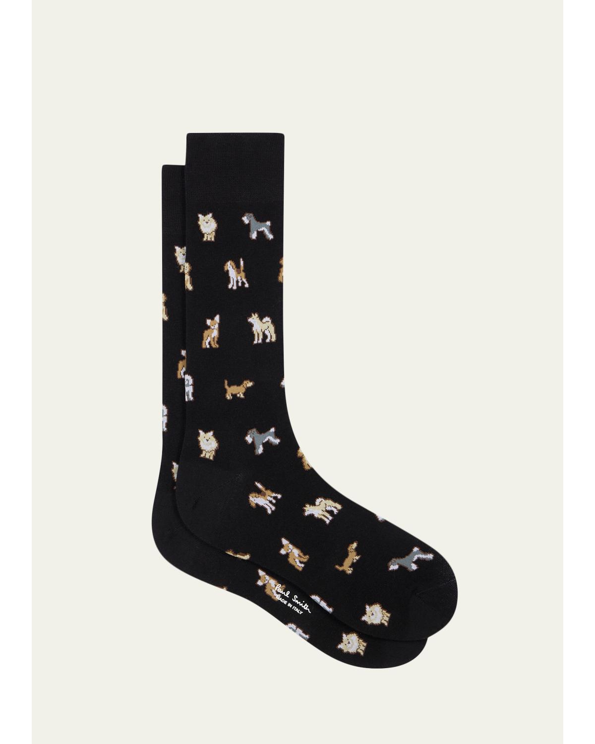 Men'S Kyoto Dogs Crew Socks