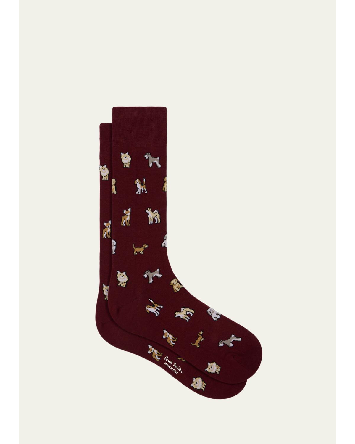 Men'S Kyoto Dogs Crew Socks