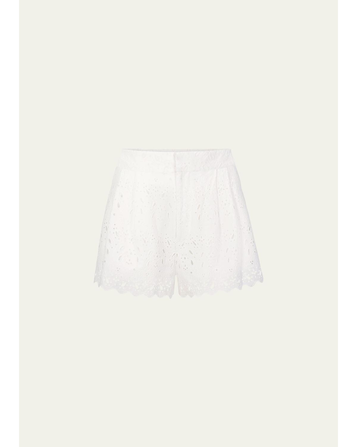 The Paisley Eyelet Shorts