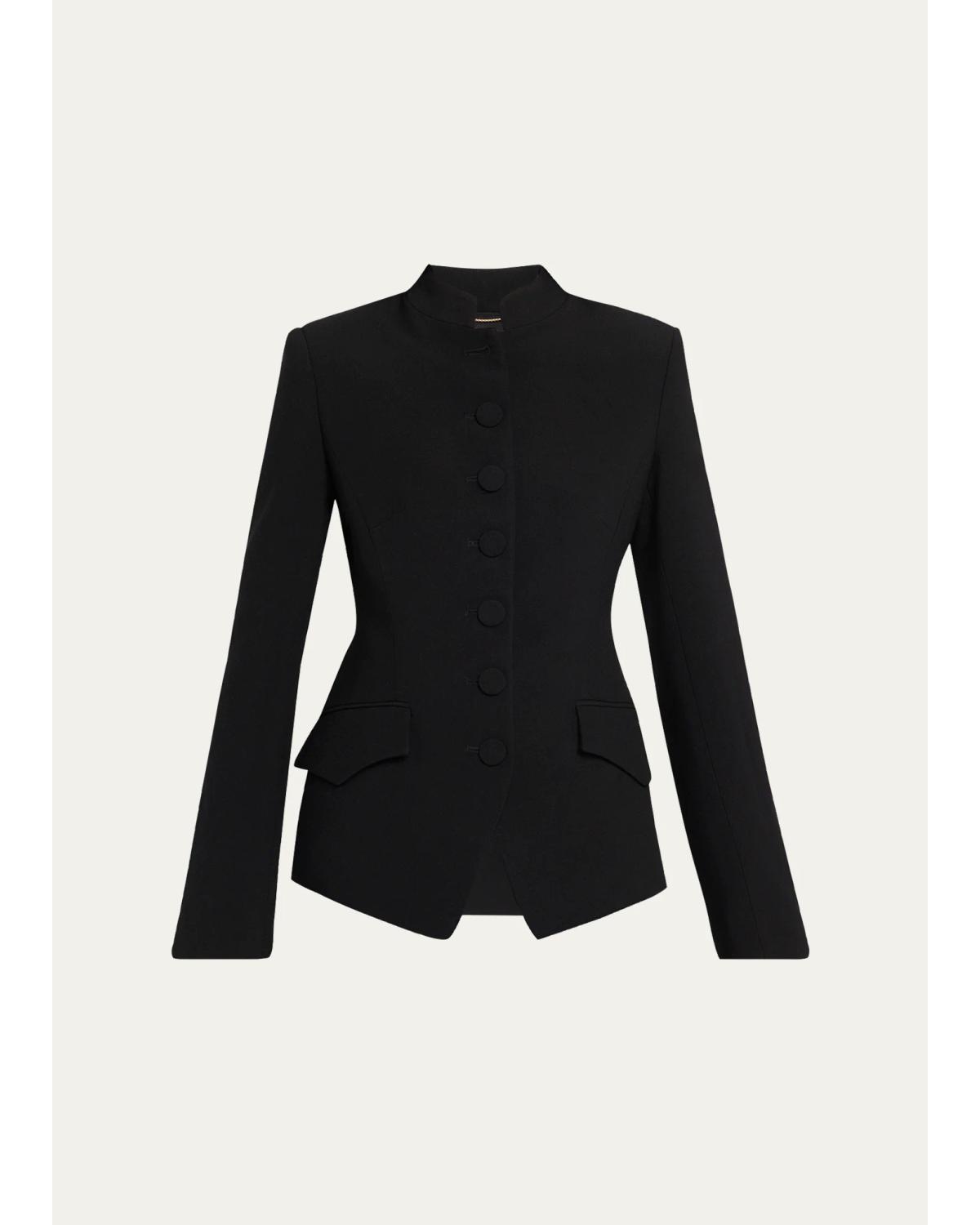 Alec Slim Crepe Jacket