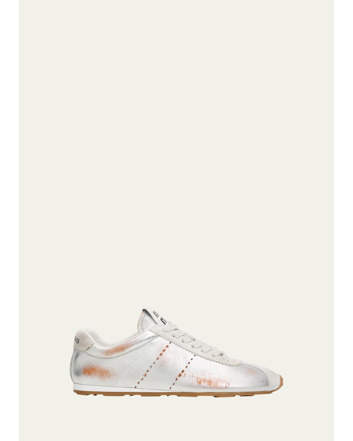 Leather Low-Top Sneakers
