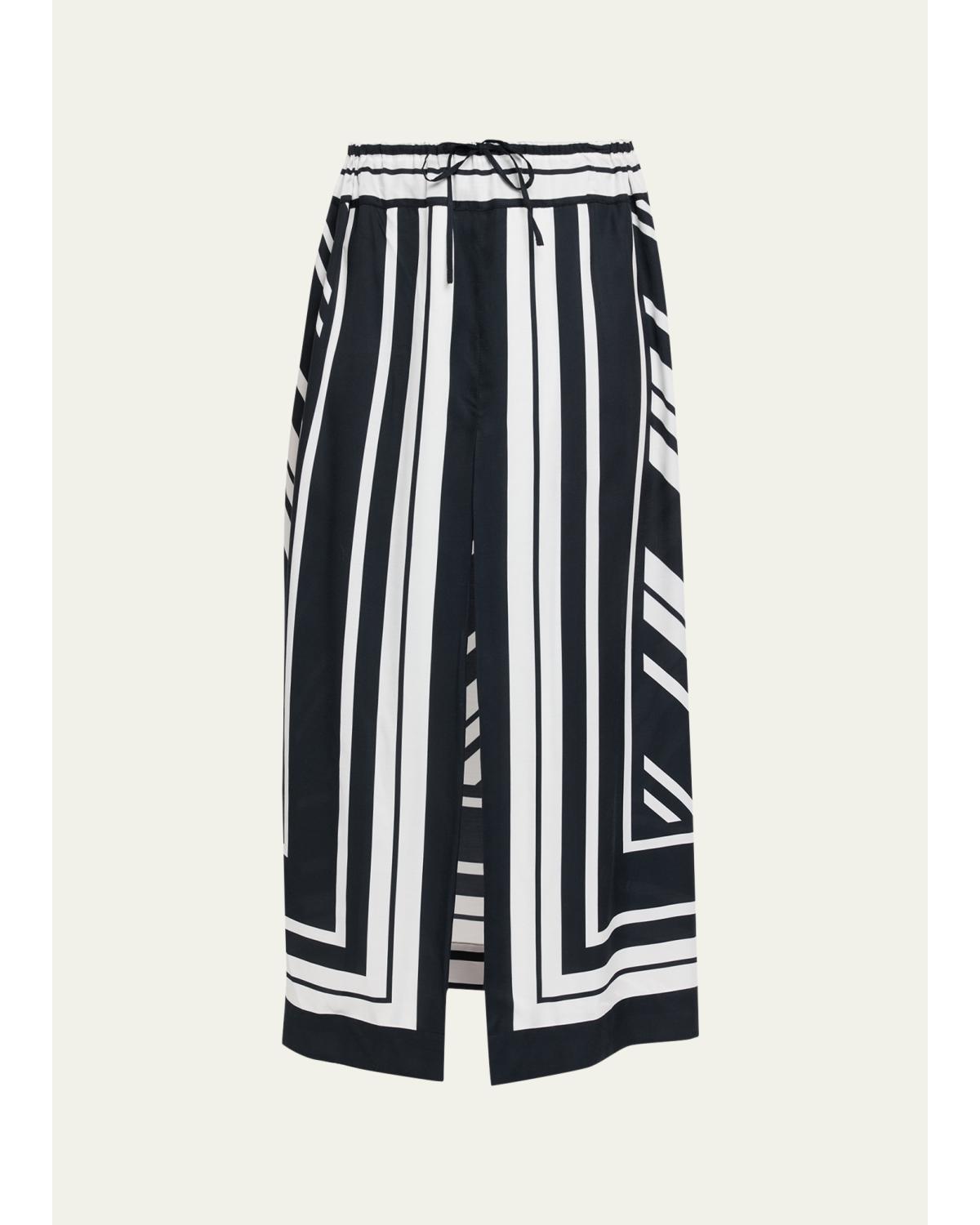 Jameson A-Line Viscose Skirt