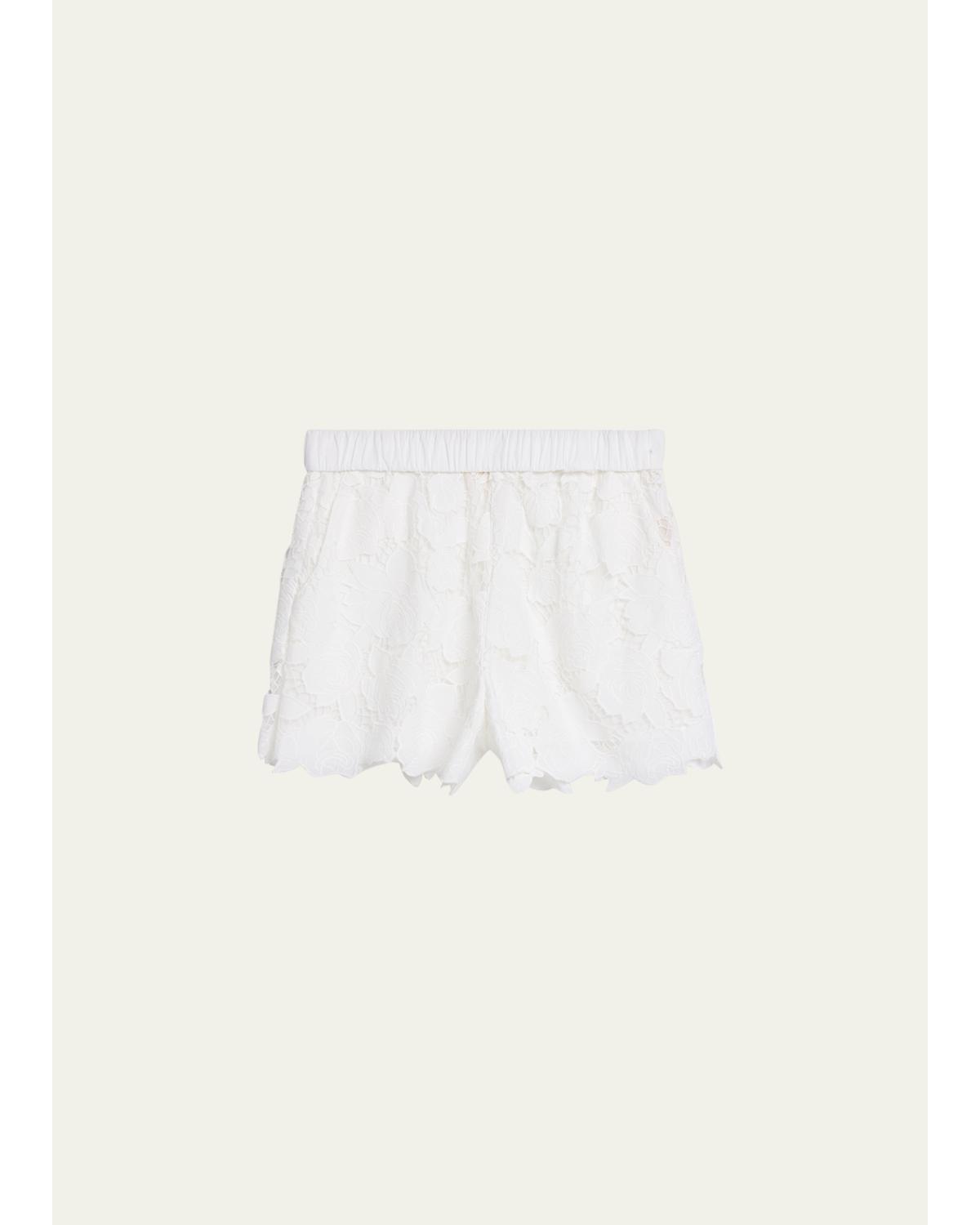 Laina Eyelet Mini Shorts