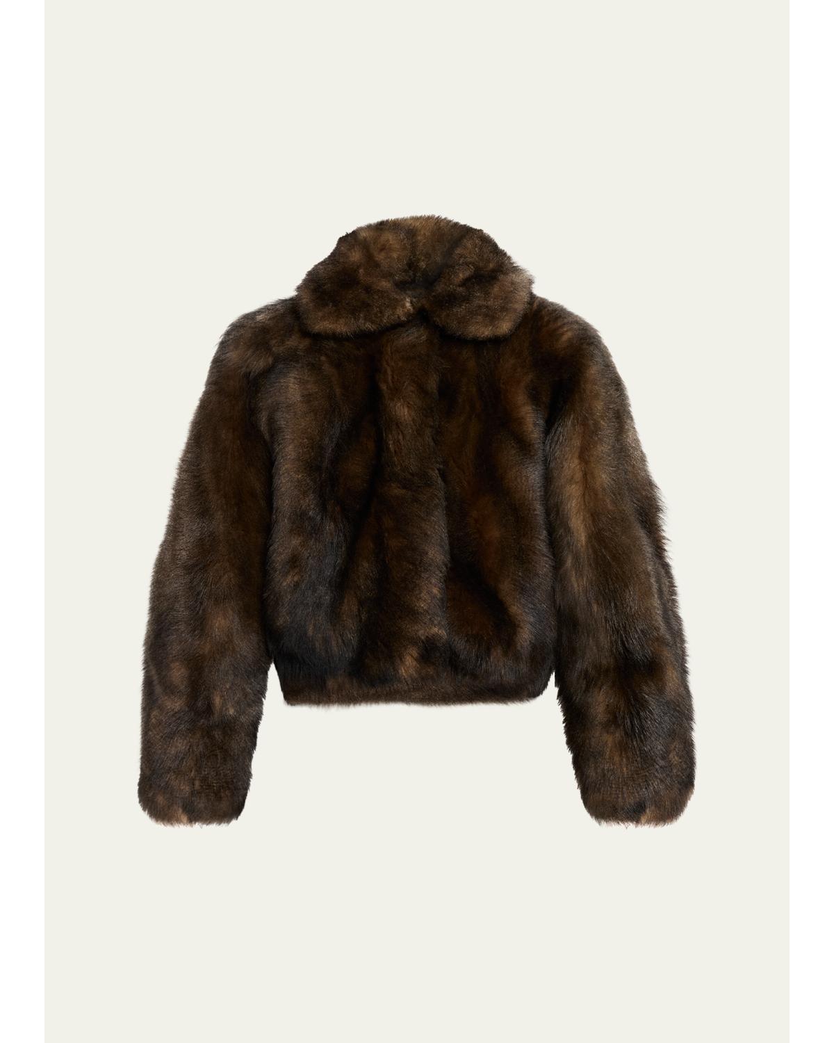 Lamb Shearling Zip Jacket
