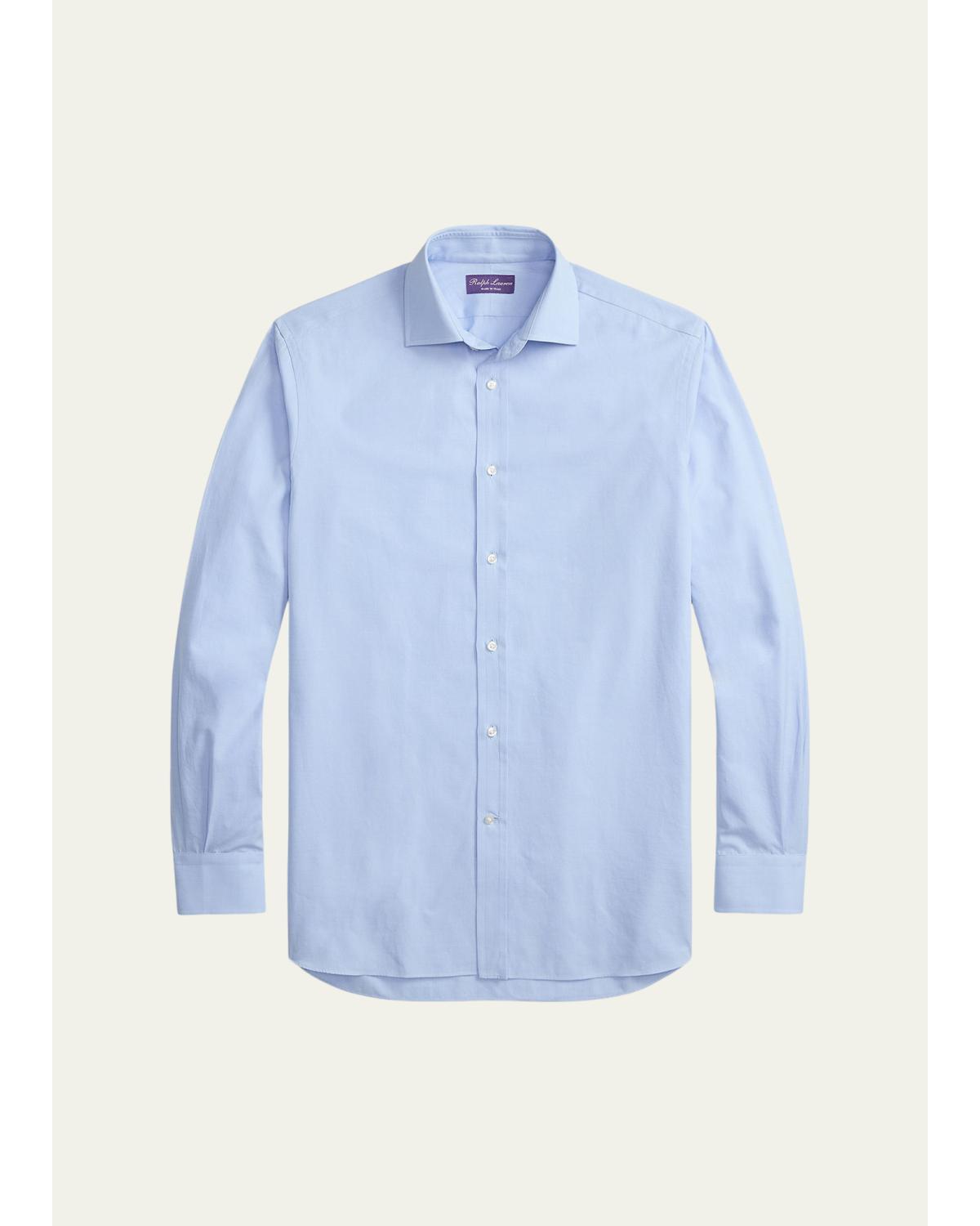 Men'S Diamond-Textured Oxford Sport Shirt