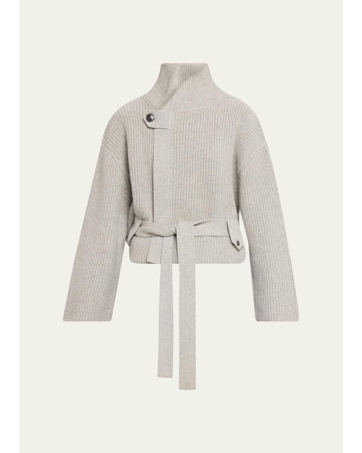 Neal Cashmere Hidden Zip Sweater