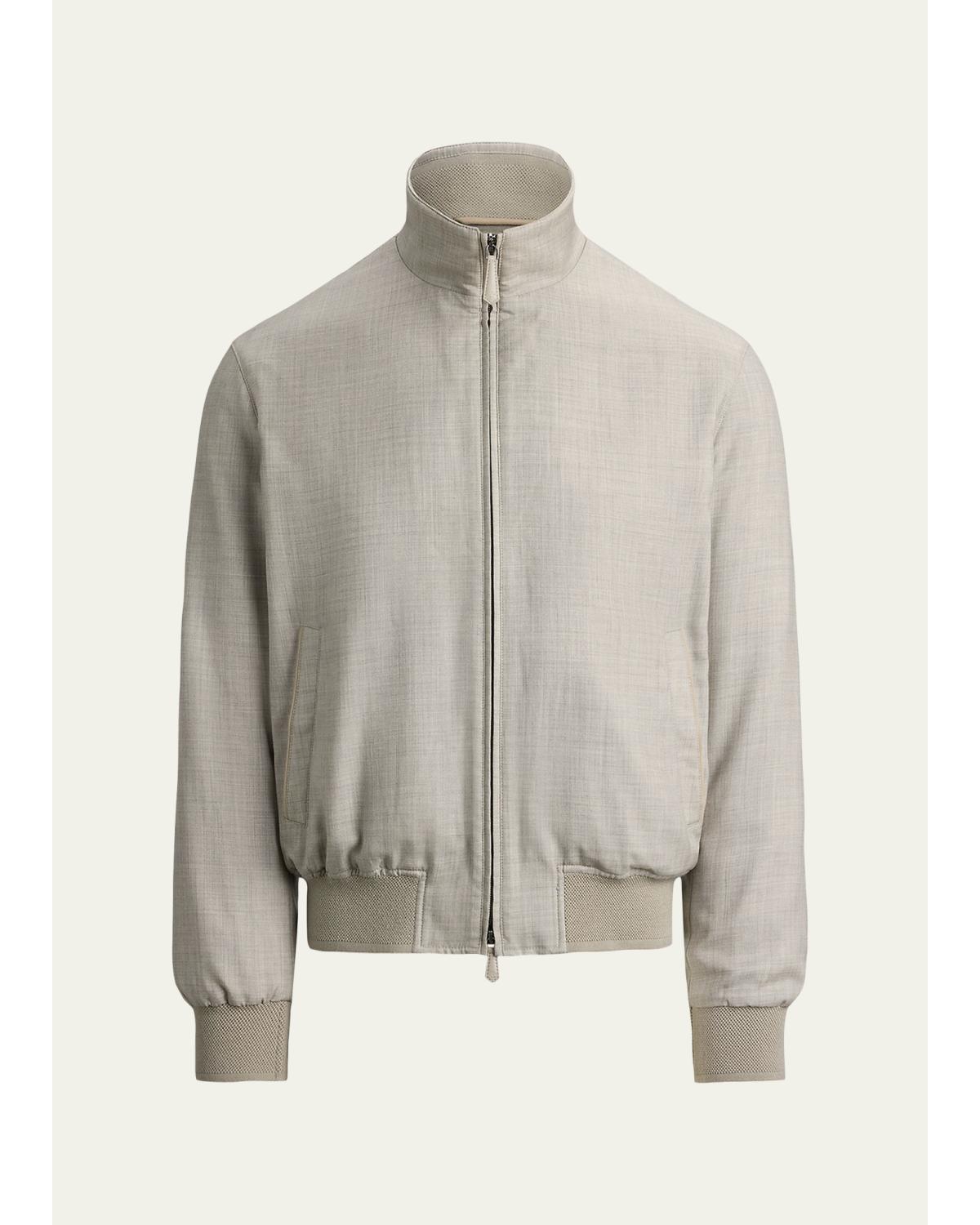 Men'S Felton Cashmere-Silk Flight Jacket
