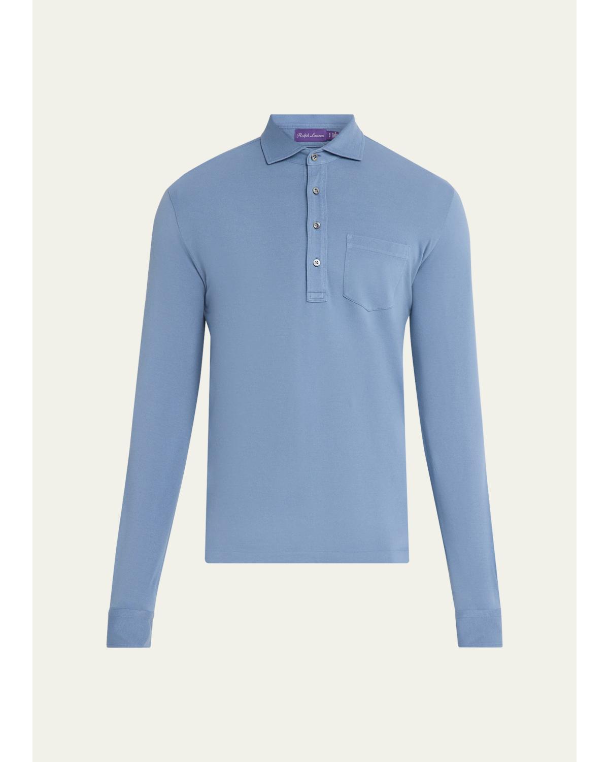 Men'S Washed Piqué Polo Shirt