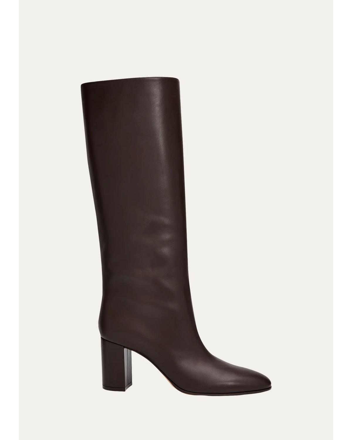 70Mm Nappa Knee-High Boots