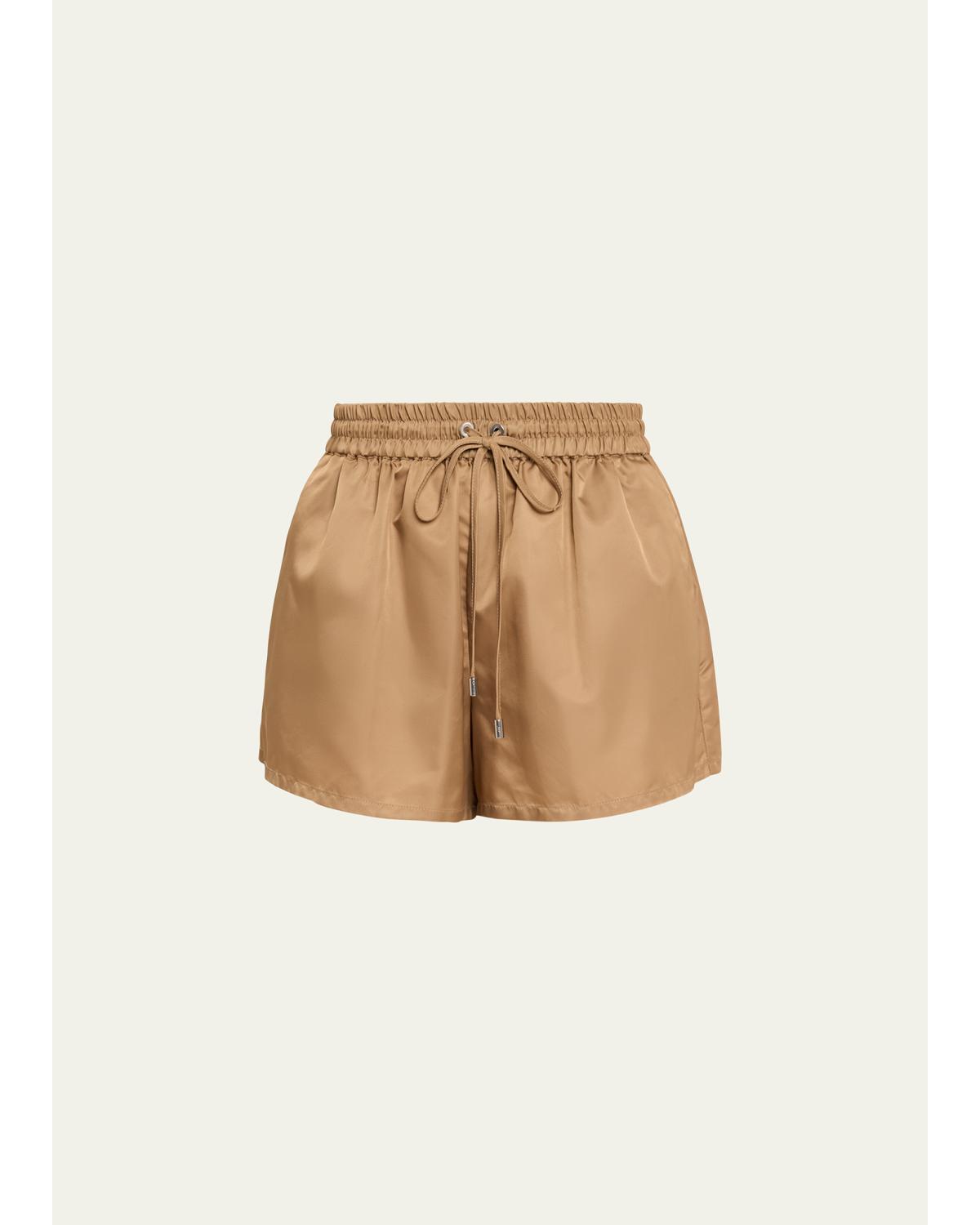 Kendra Nylon Drawstring Shorts