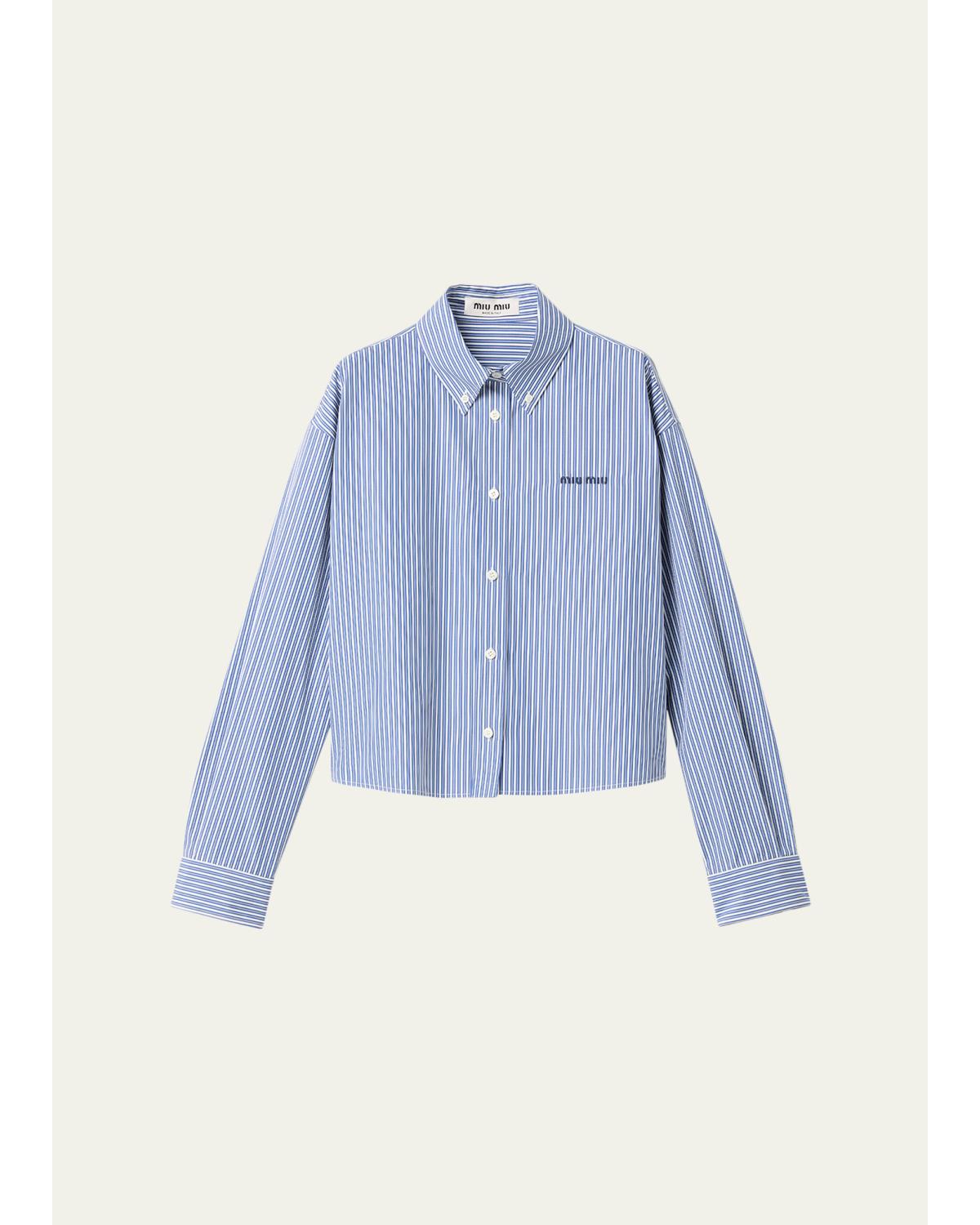 Micro Pinstripe Poplin Shirt