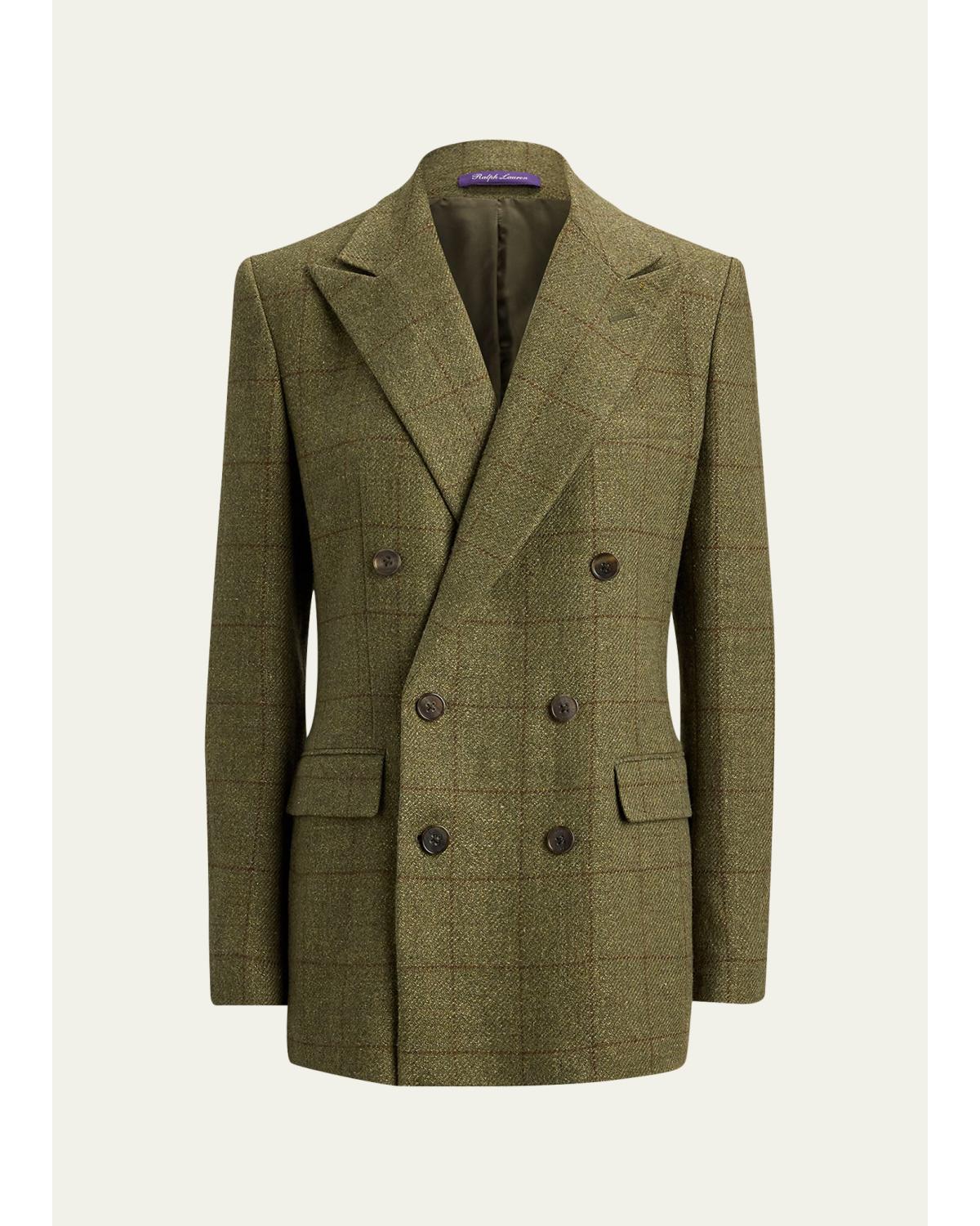 Ramona Windowpane Tweed Jacket