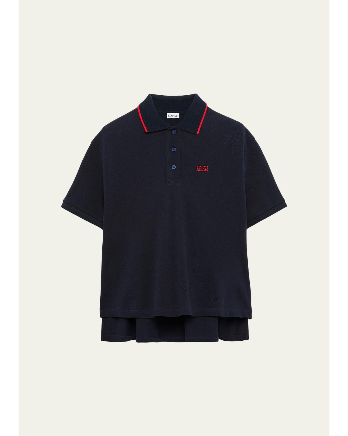 Trapeze Short-Sleeve Polo