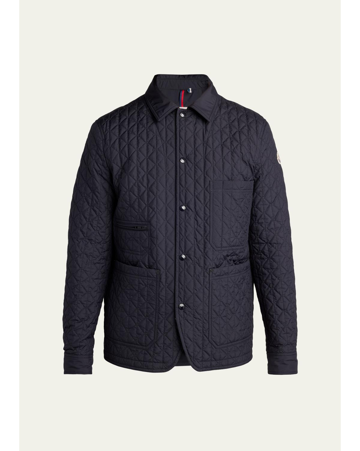 Men'S Logo Quilted Jacket