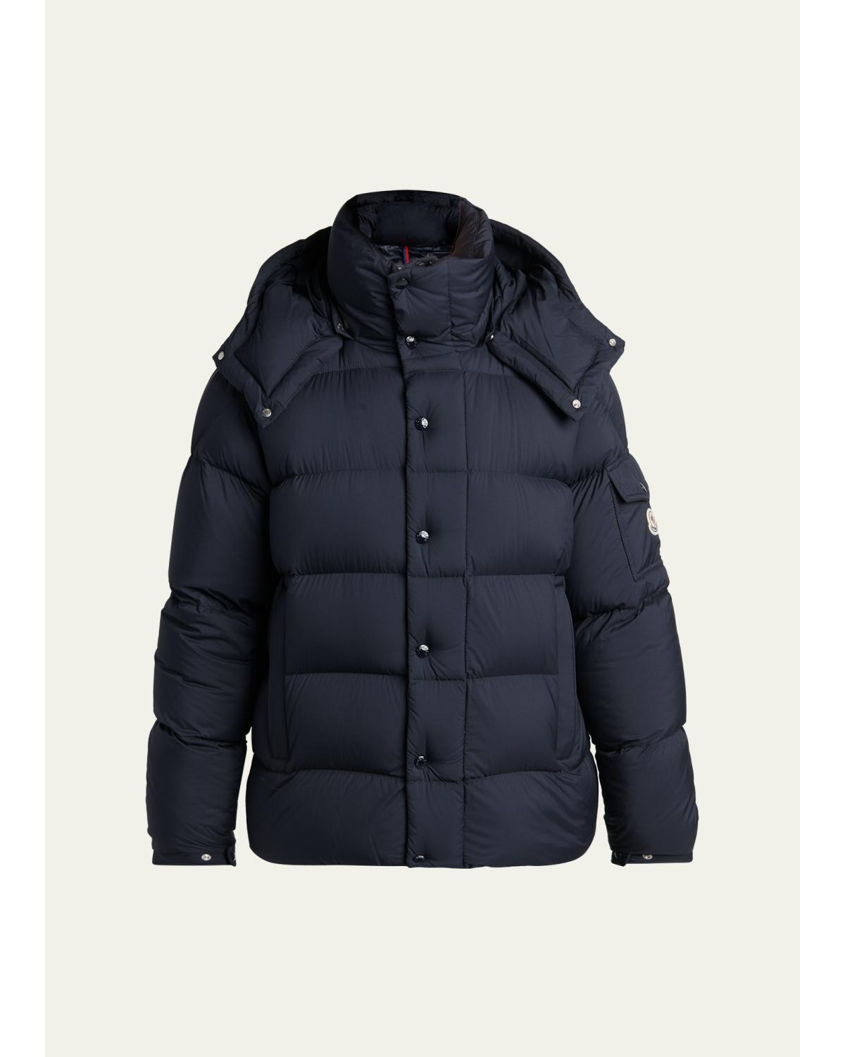 Men'S Quilted Hooded Puffer Jacket