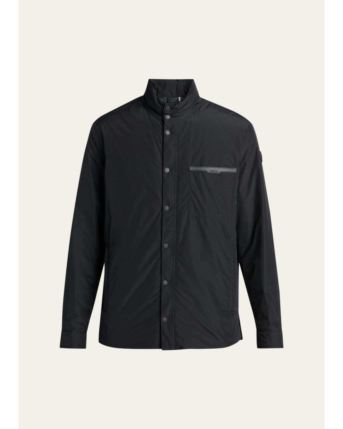 Men'S Snap-Front Down Jacket