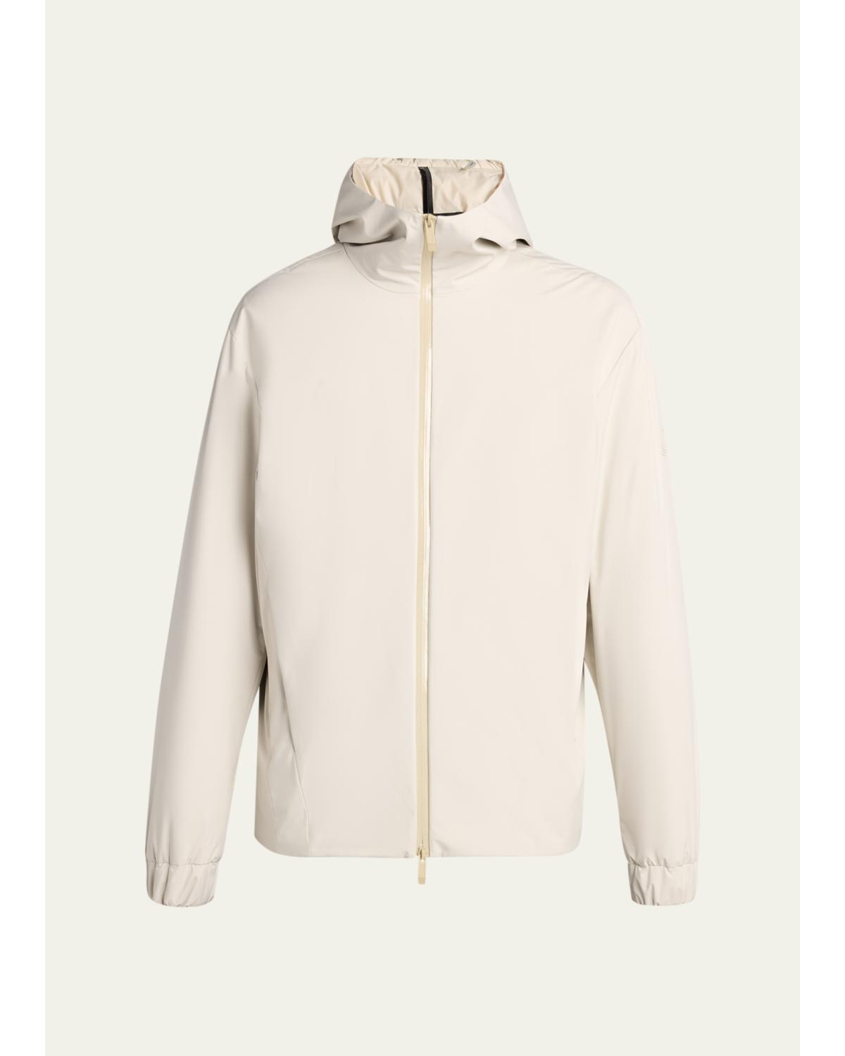 Men'S Down Zip-Front Hoodie