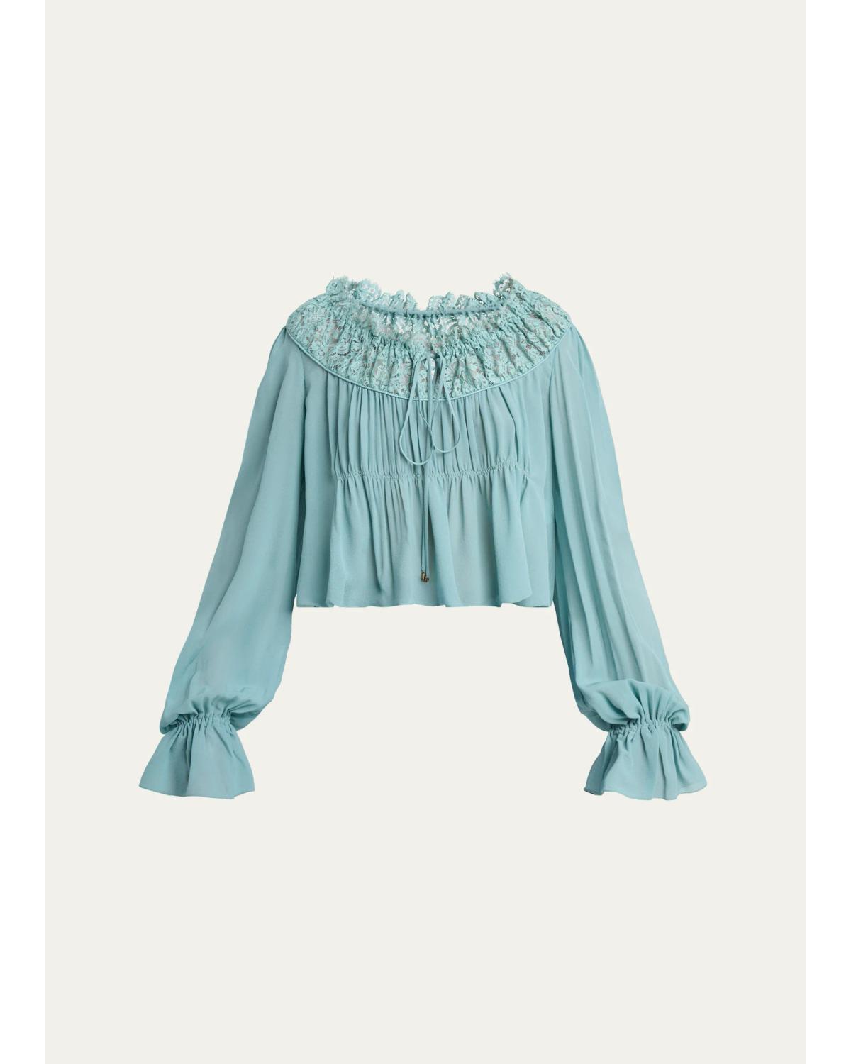 Iconic Organic Silk Georgette Top