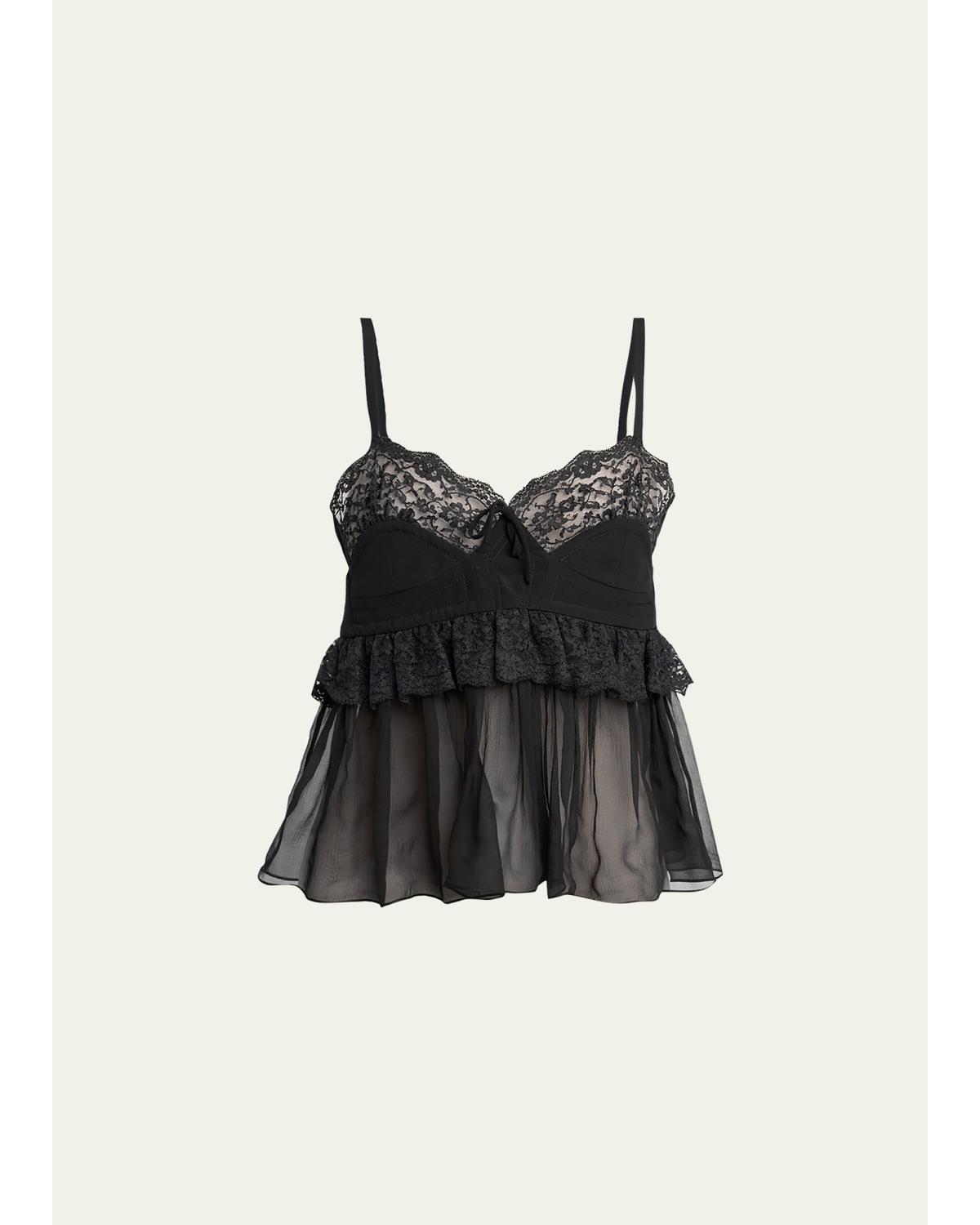 Organic Silk Crepe De Chine Top