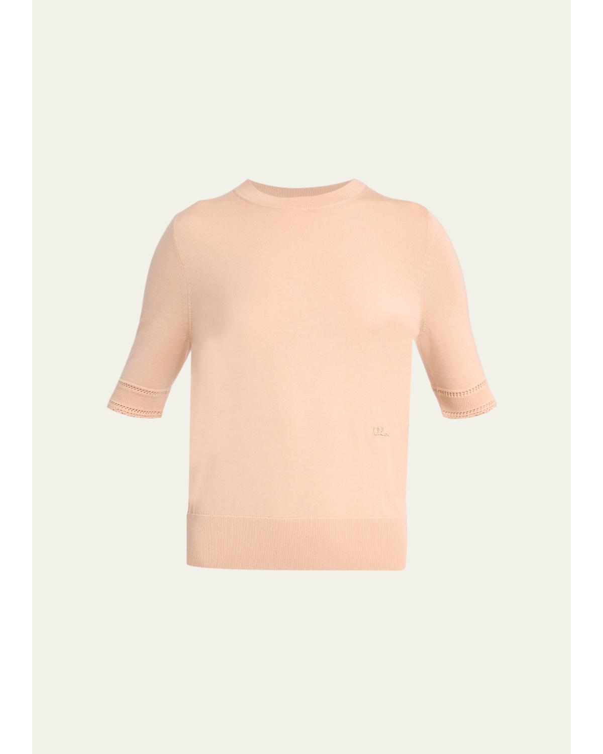 Short Sleeve Pullover Sweater