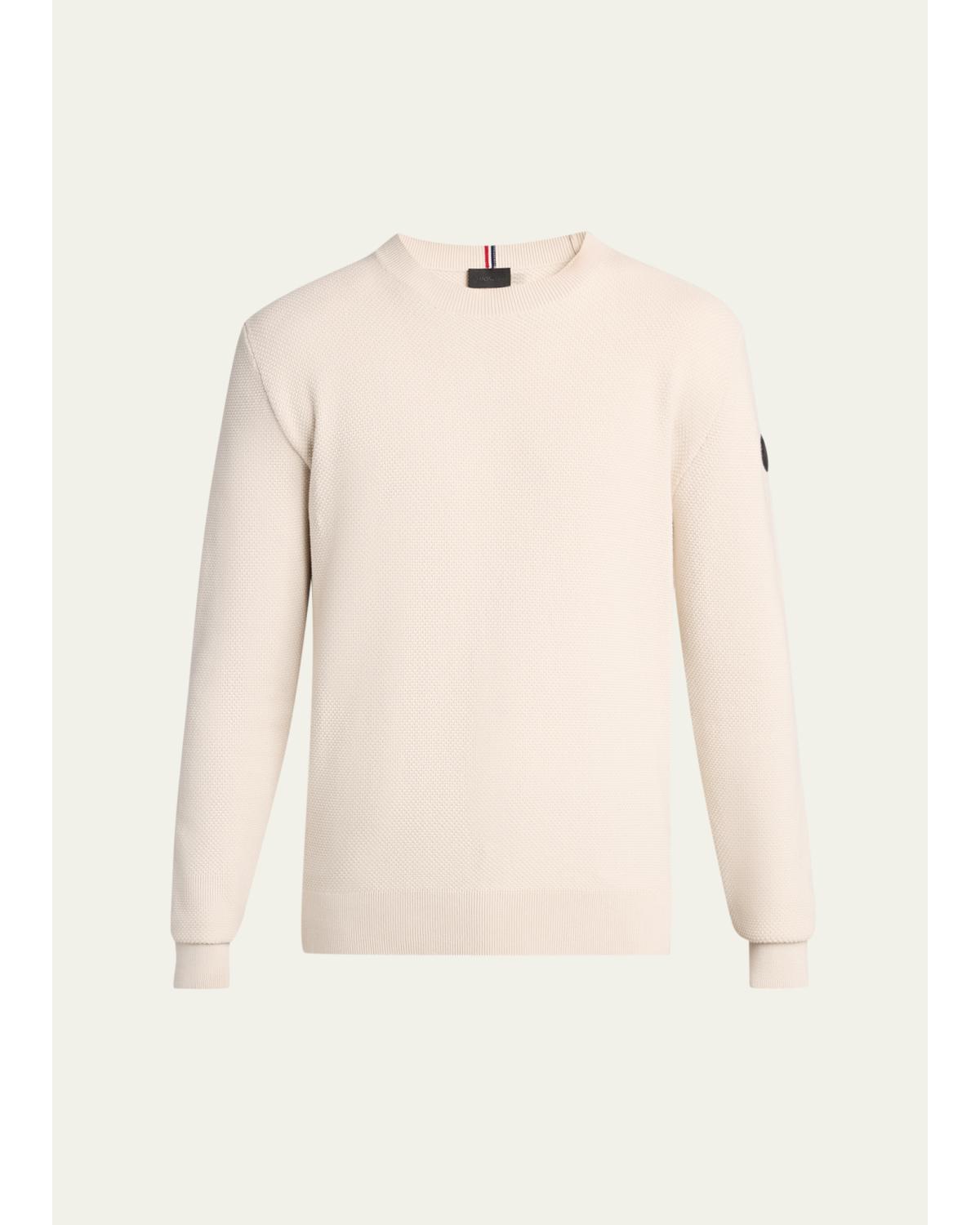 Men'S Waffle-Knit Cotton Sweater