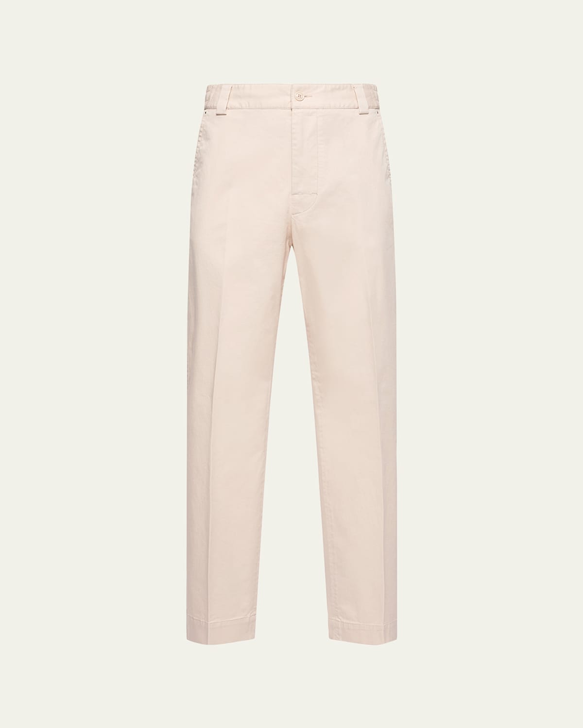 Moncler Men's Tailored Stretch Cotton Straight-Leg Pants | Thumbnail 1 Moncler Men's Tailored Stretch Cotton Straight-Leg Pants | Thumbnail 1