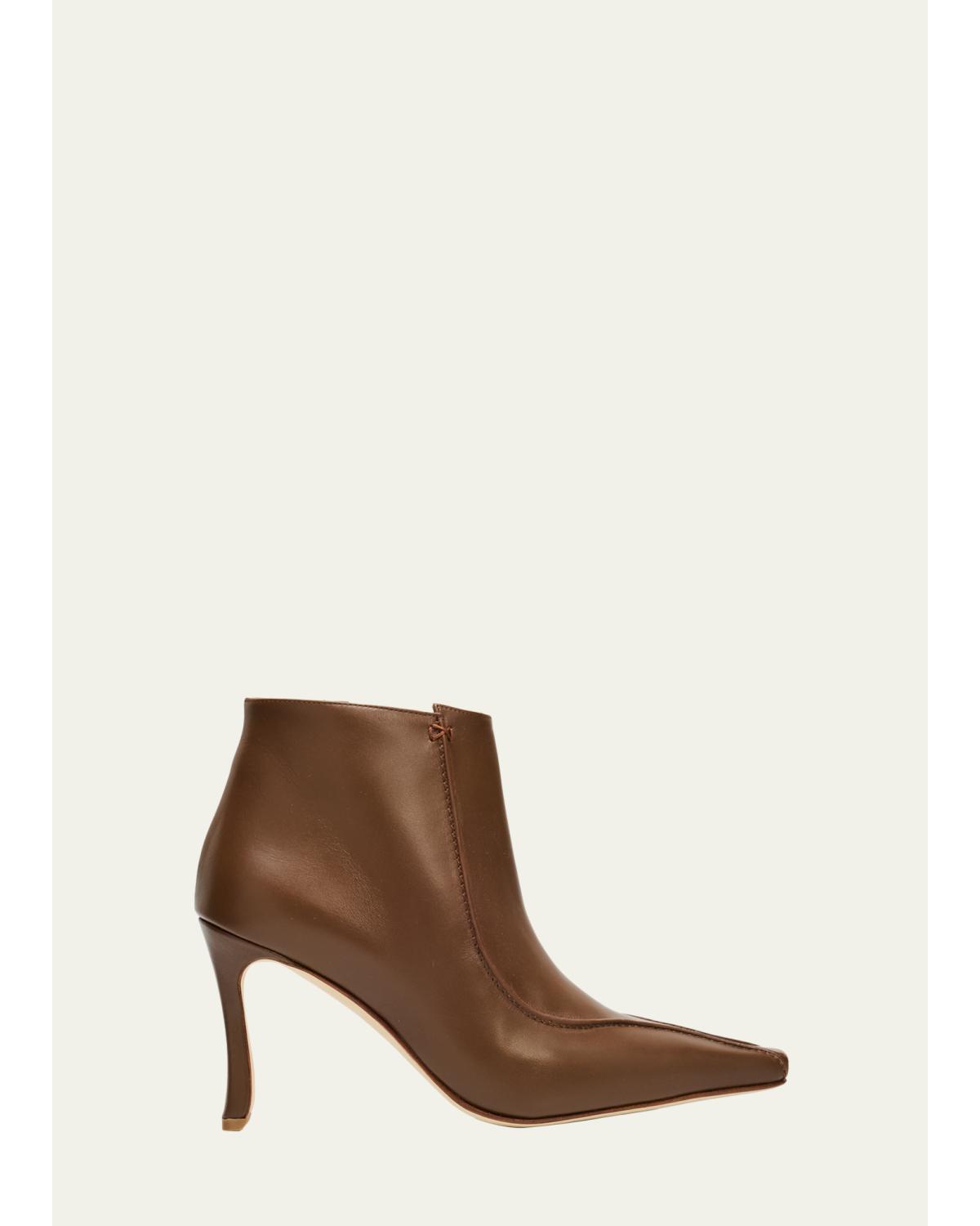 Milleta 90mm Leather Ankle Boots