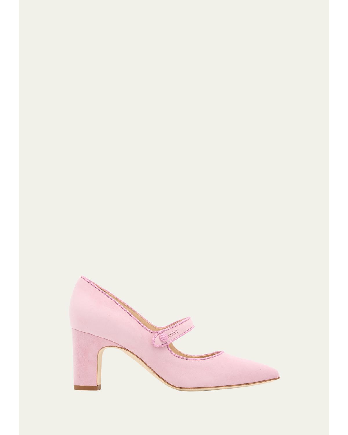 70 mm Campariba Kid Suede Pumps