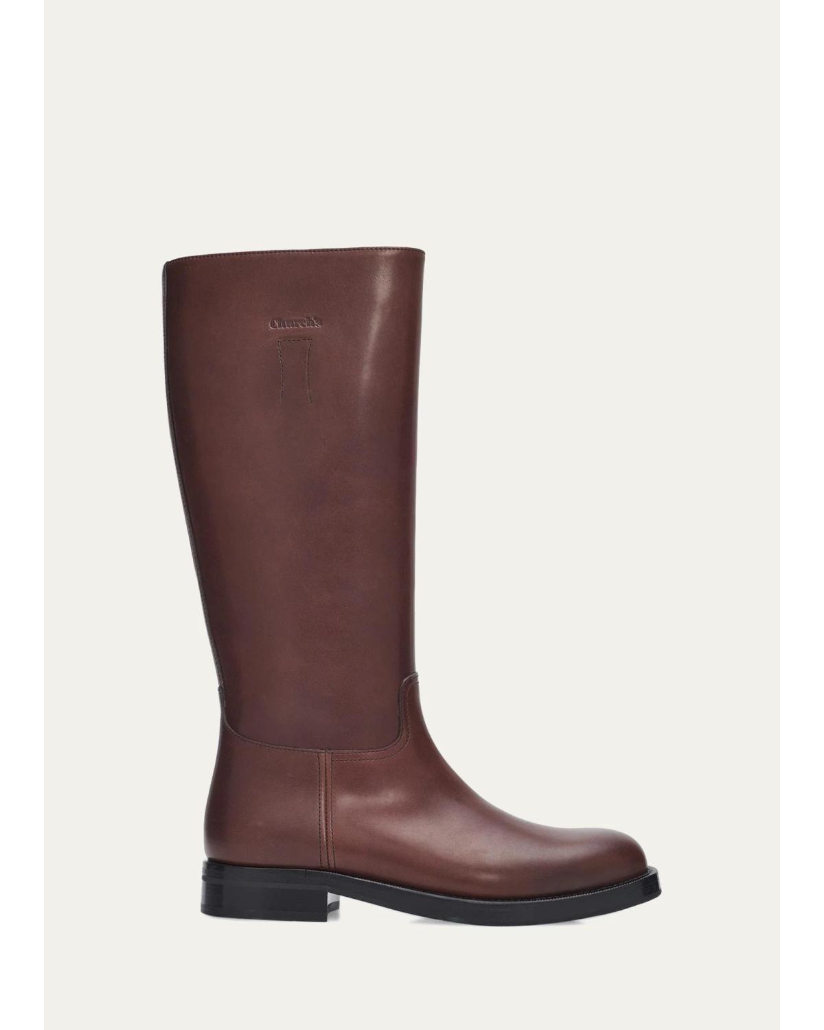Penny Leather Mid-Calf Boots