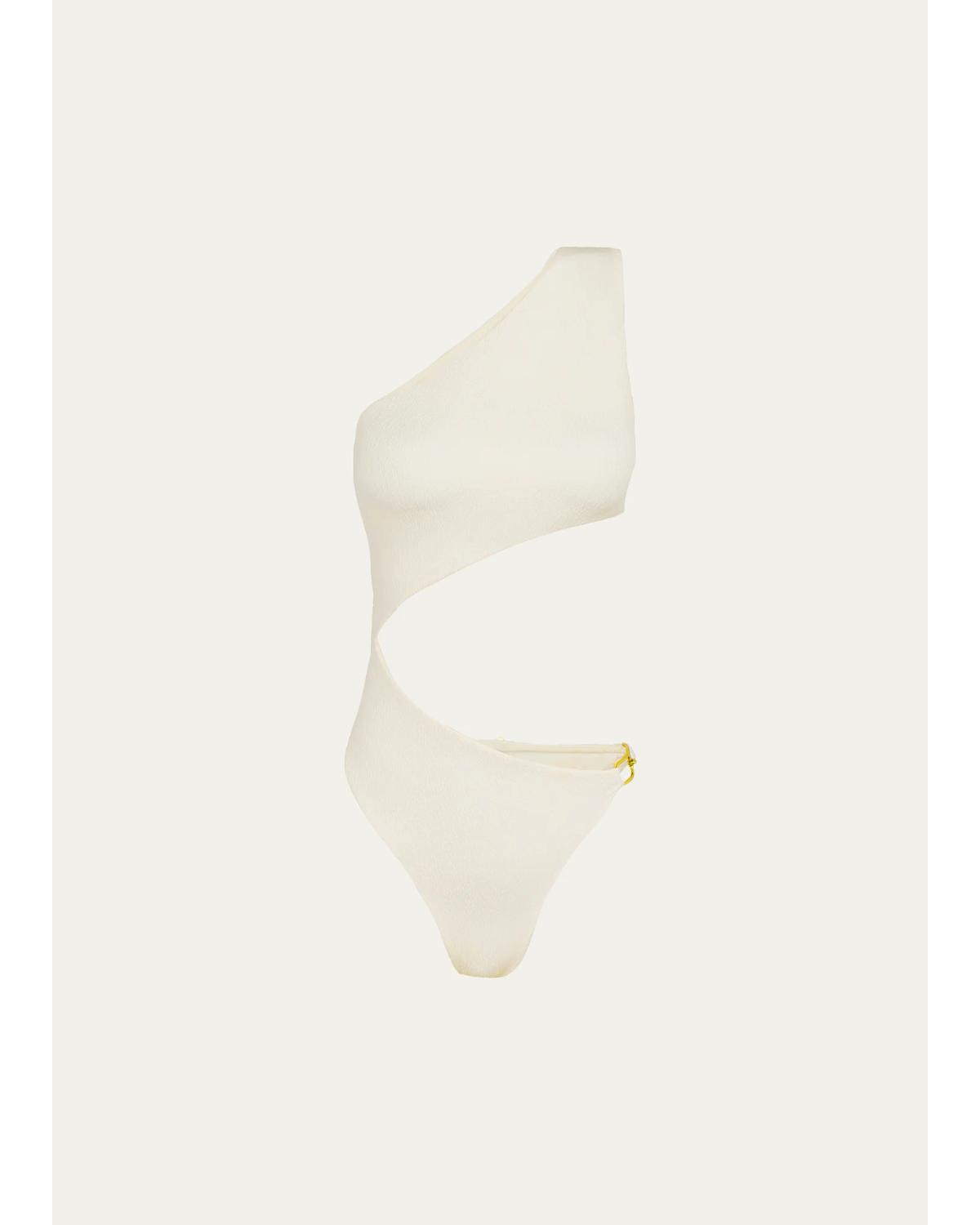 Vix Jo Maryl One-piece Swimsuit In White