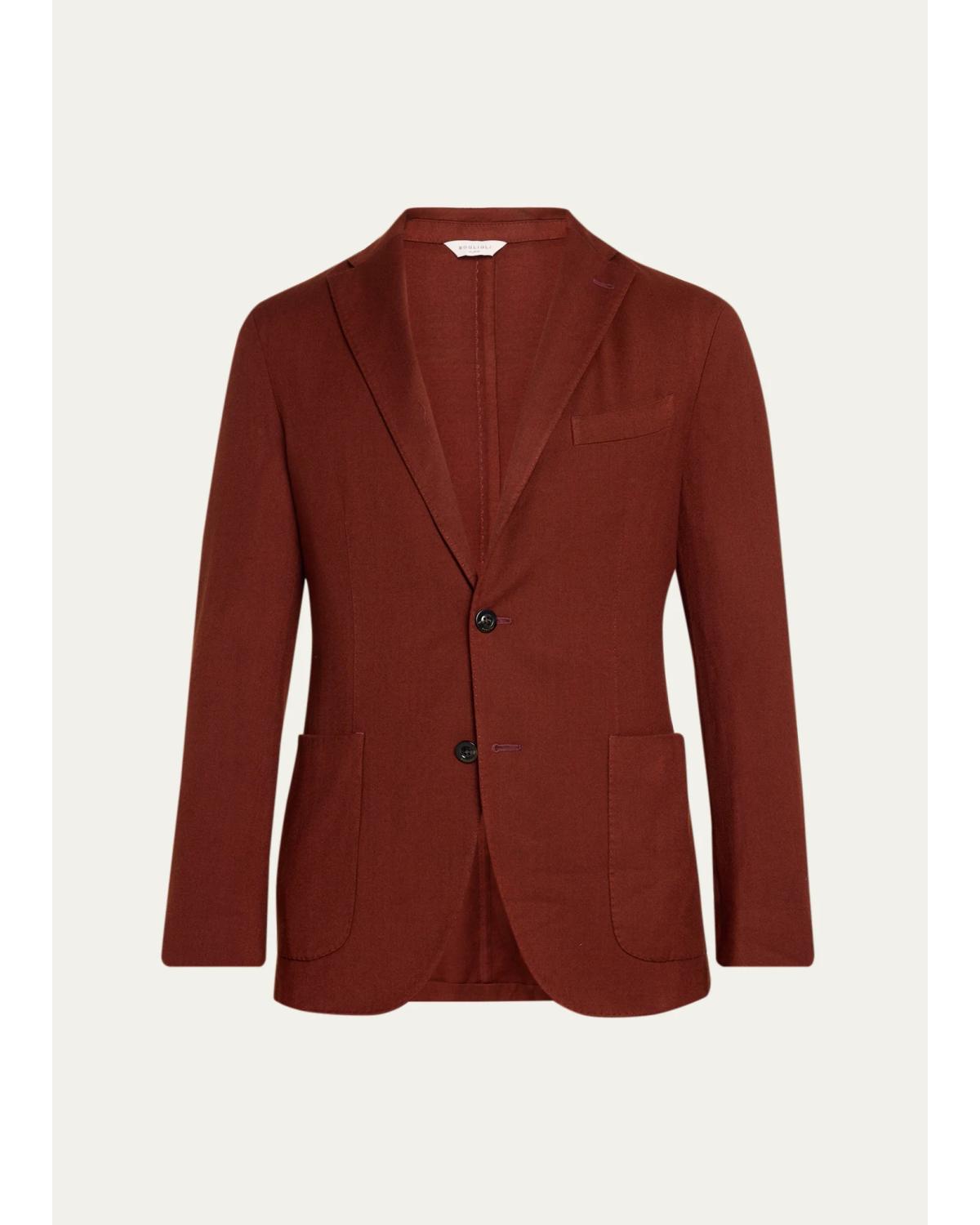 Peak Lapel Wool Sportcoat