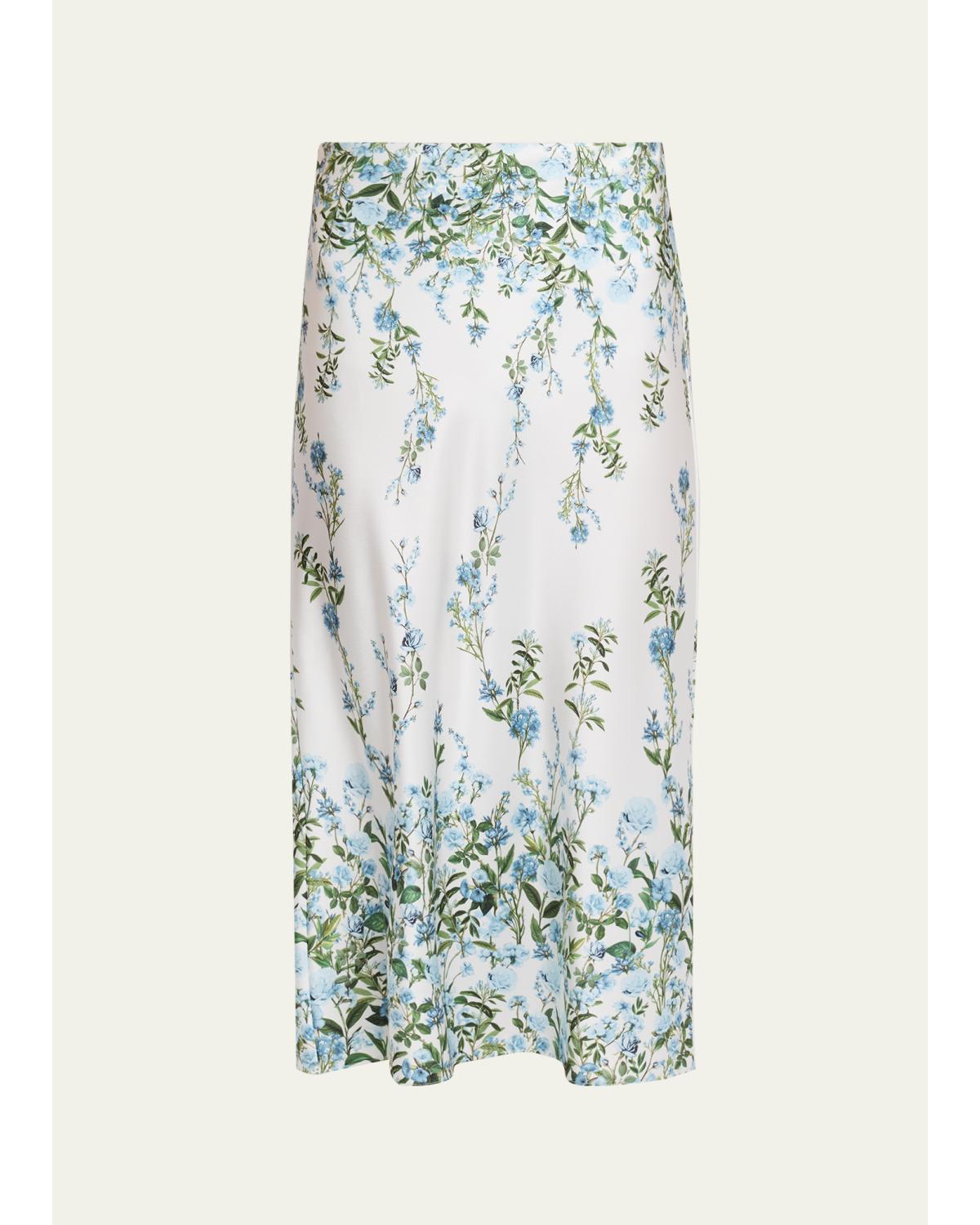 Maeve Mid-Length Slip Skirt