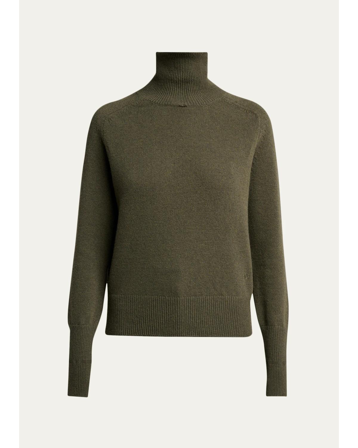 Marie Merino Wool Turtleneck Sweater